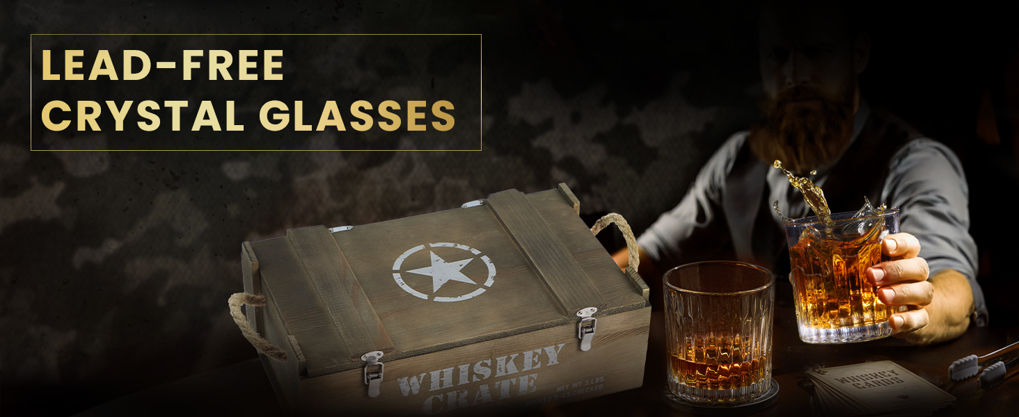 Whiskey glasses set