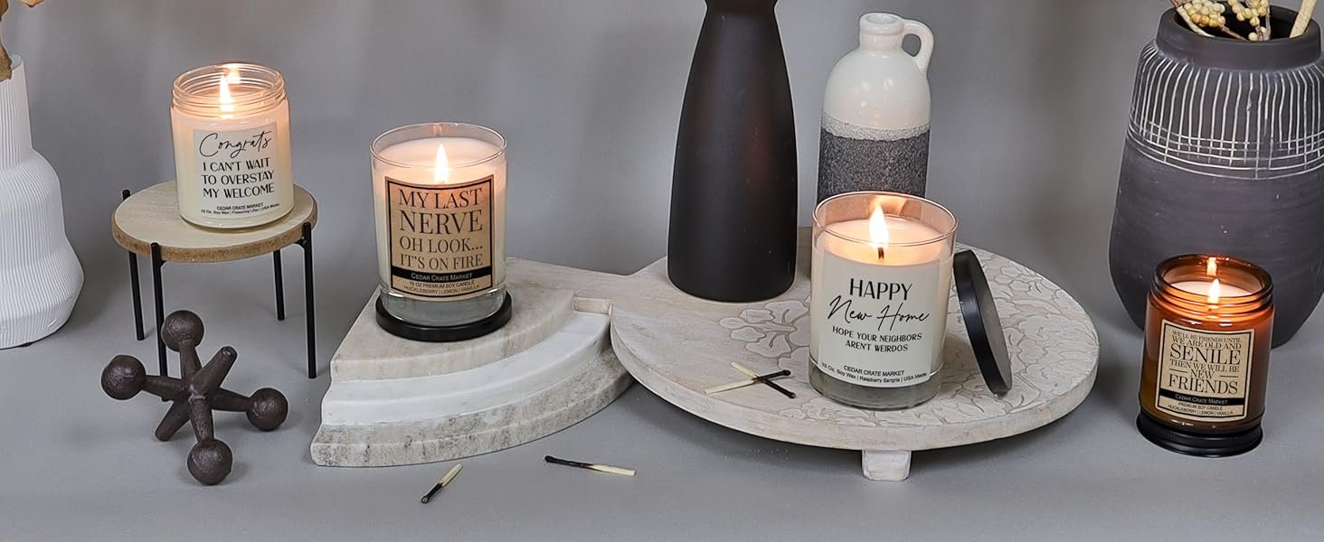 Cedar Crate Market Candles 