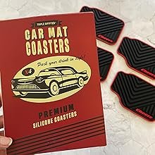 car enthusiast gifts, car guy present for men, men cave, man, noverlty coaster