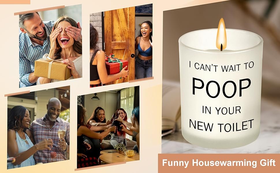 Funny Housewarming Candle