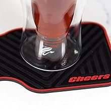 car guy gift for him enthusiast, men cave, home ber, gag noverlty coaster silicone father's day