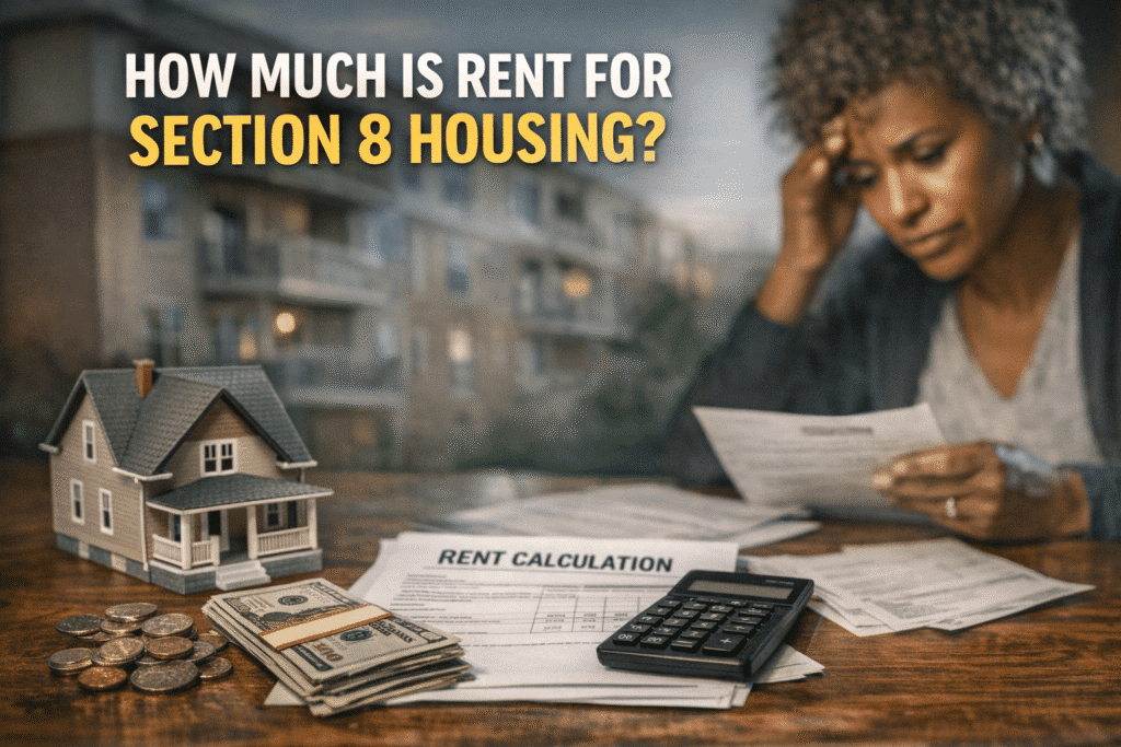 how much is rent for section 8 housing