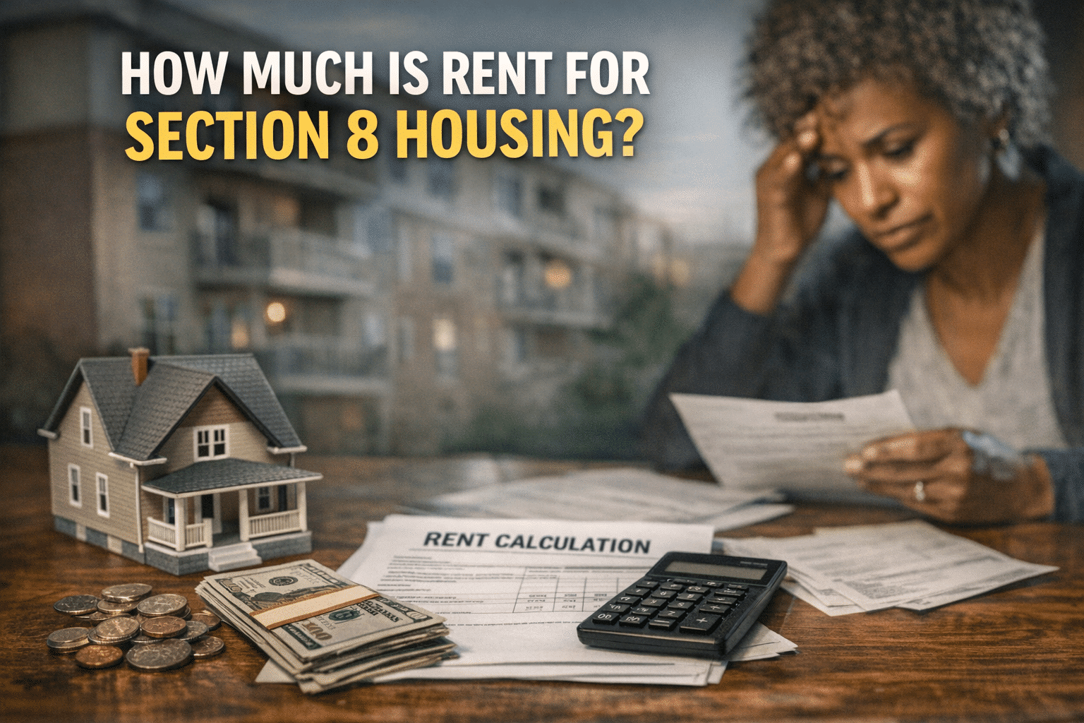 how much is rent for section 8 housing