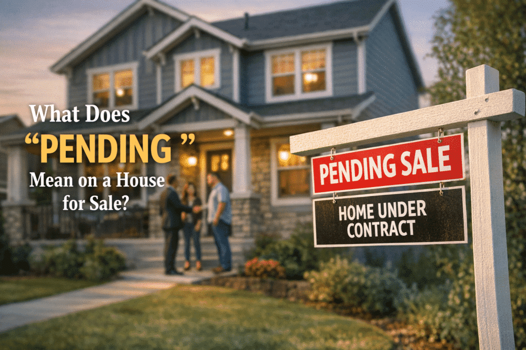 what does pending mean on a home for sale