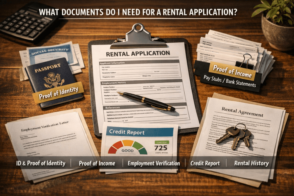 what documents do i need for a rental application