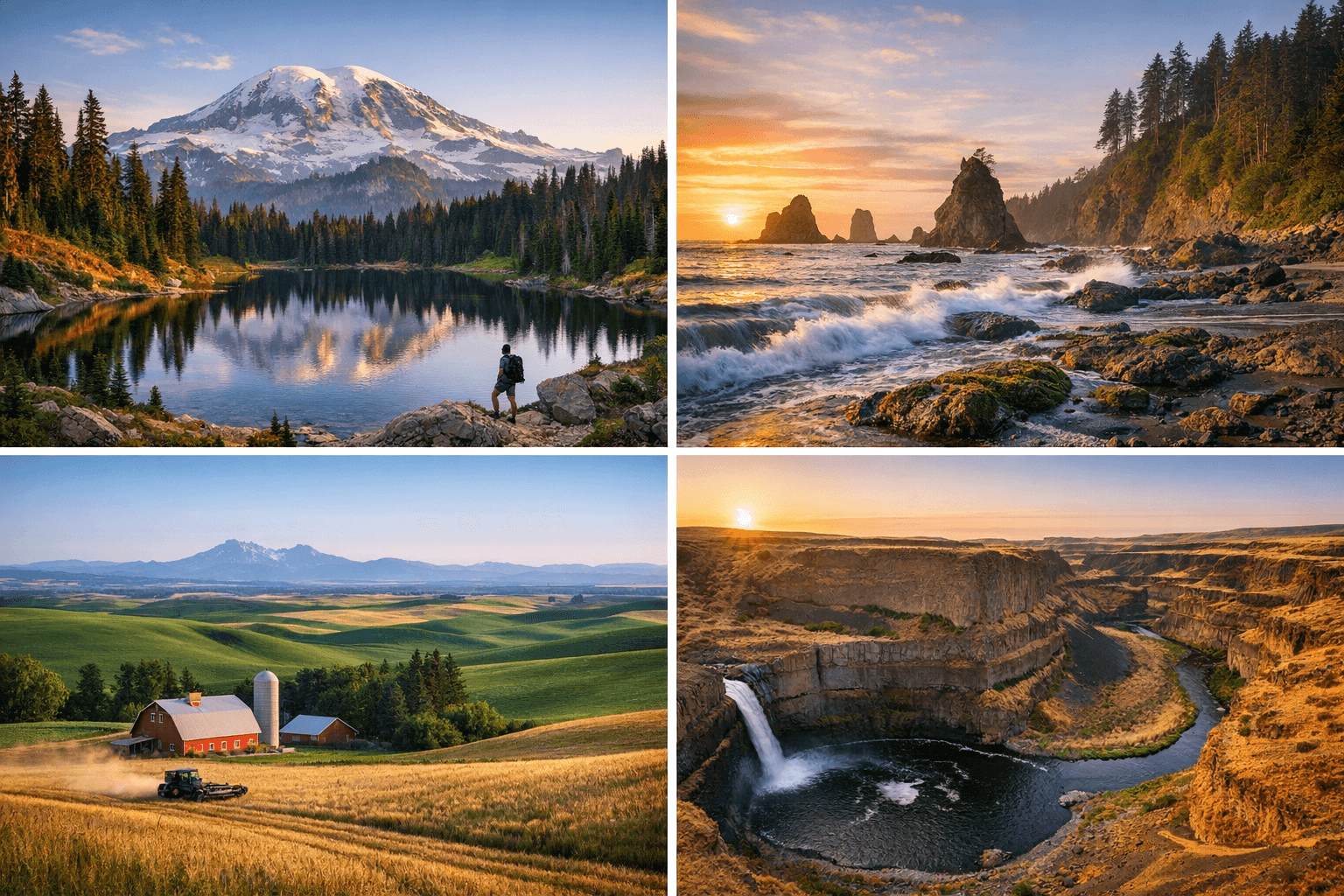 Exploring Washington's Diverse Regions and Their Unique Characteristics