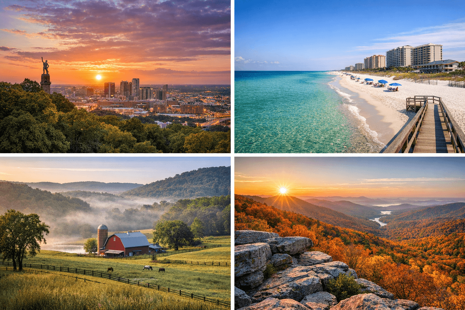 Exploring Alabama's Diverse Regions: Choosing Your New Home