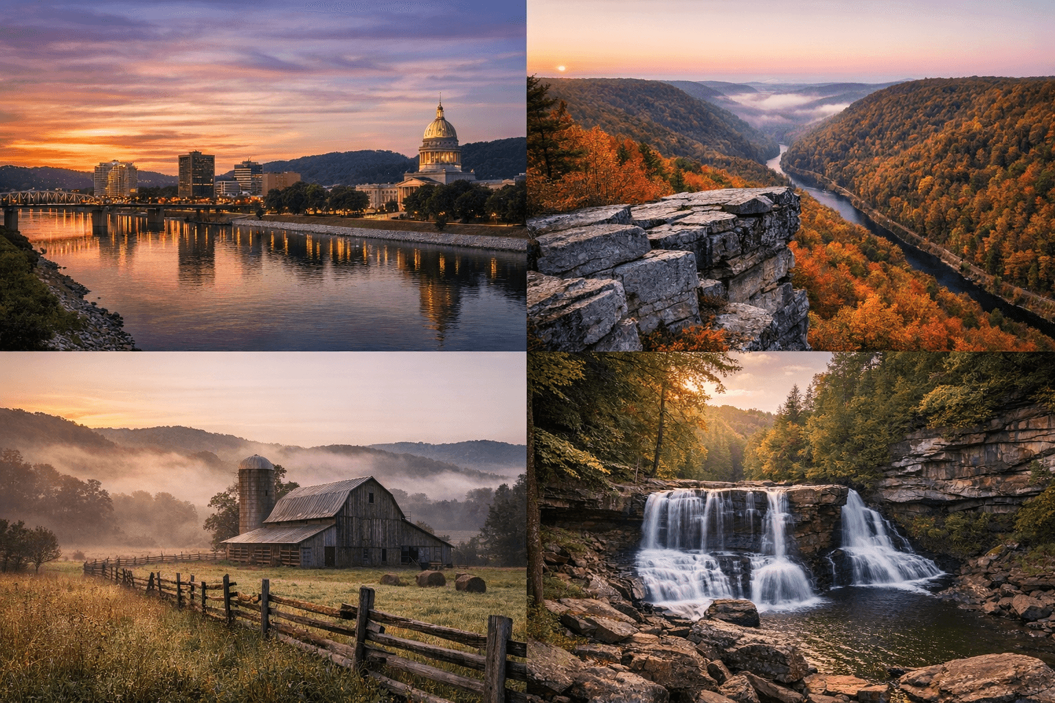 Exploring West Virginia's Diverse Regions: From Cities to Countryside