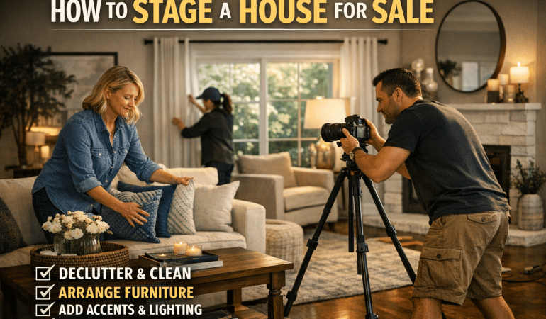 How to stage a house for sale