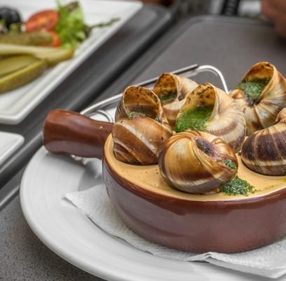 Paris,,France,-,11,September,,2021,-,Escargot,In,Butter